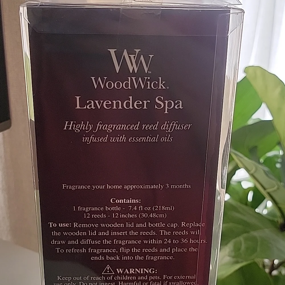 WoodWick Lavender Spa Reed Diffuser